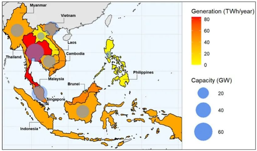 Analiza și perspectiva pieței fotovoltaice plutitoare în 10 țări ASEAN